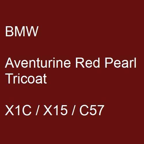 BMW, Aventurine Red Pearl Tricoat, X1C / X15 / C57.